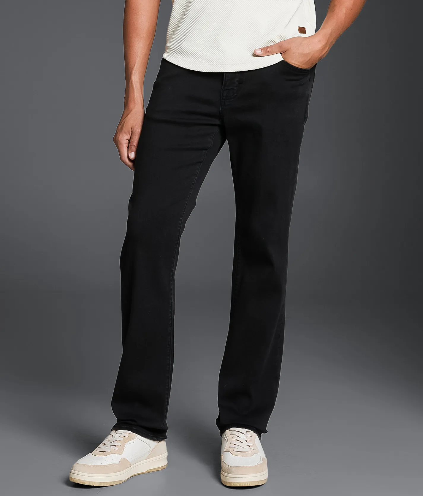 Outpost Makers Slim Straight Stretch Jean Black Discount
