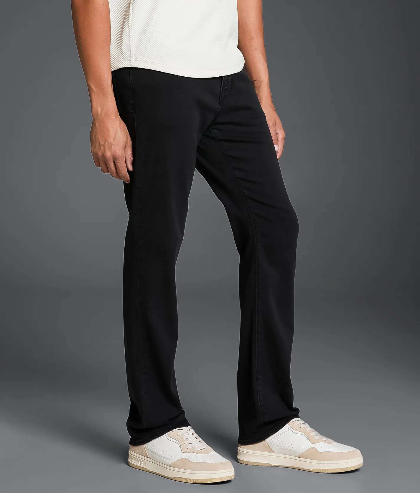 Outpost Makers Slim Straight Stretch Jean Black Discount