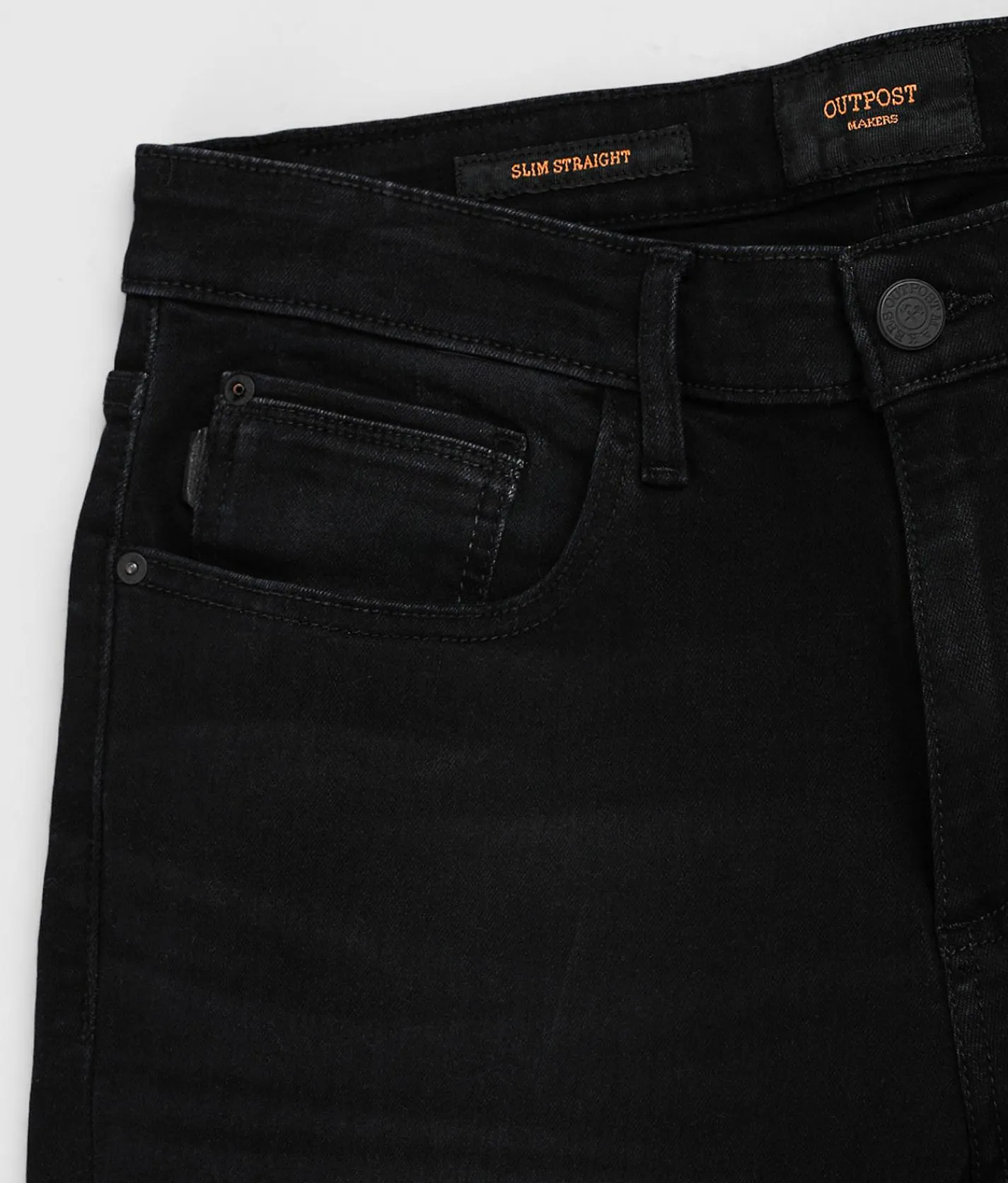 Sale Jeans|Bottoms | Outpost Makers Slim Straight Stretch Jean Black