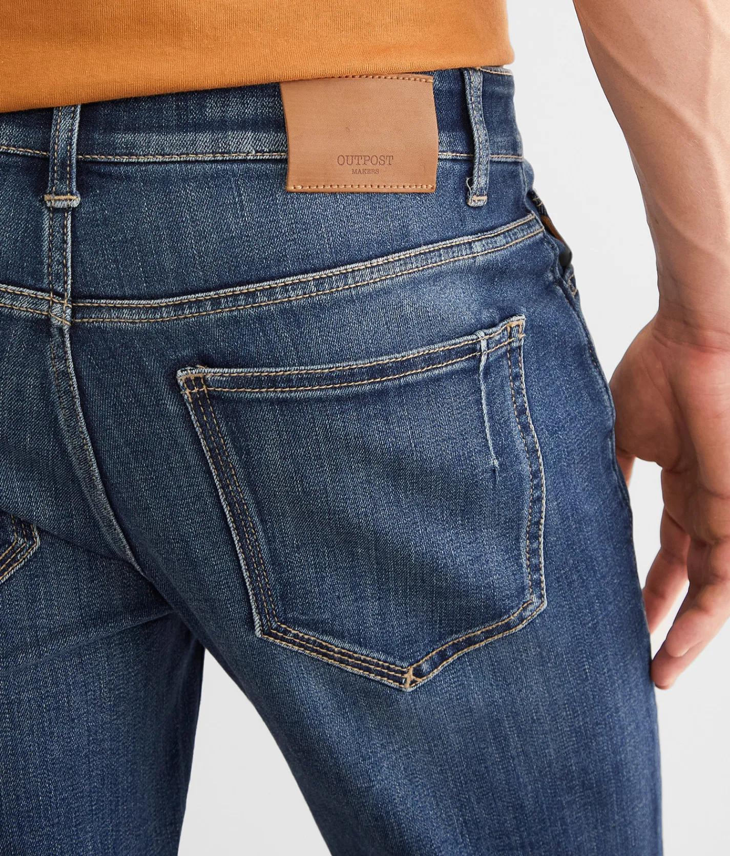 Outpost Makers Slim Straight Stretch Jean Metcalf New