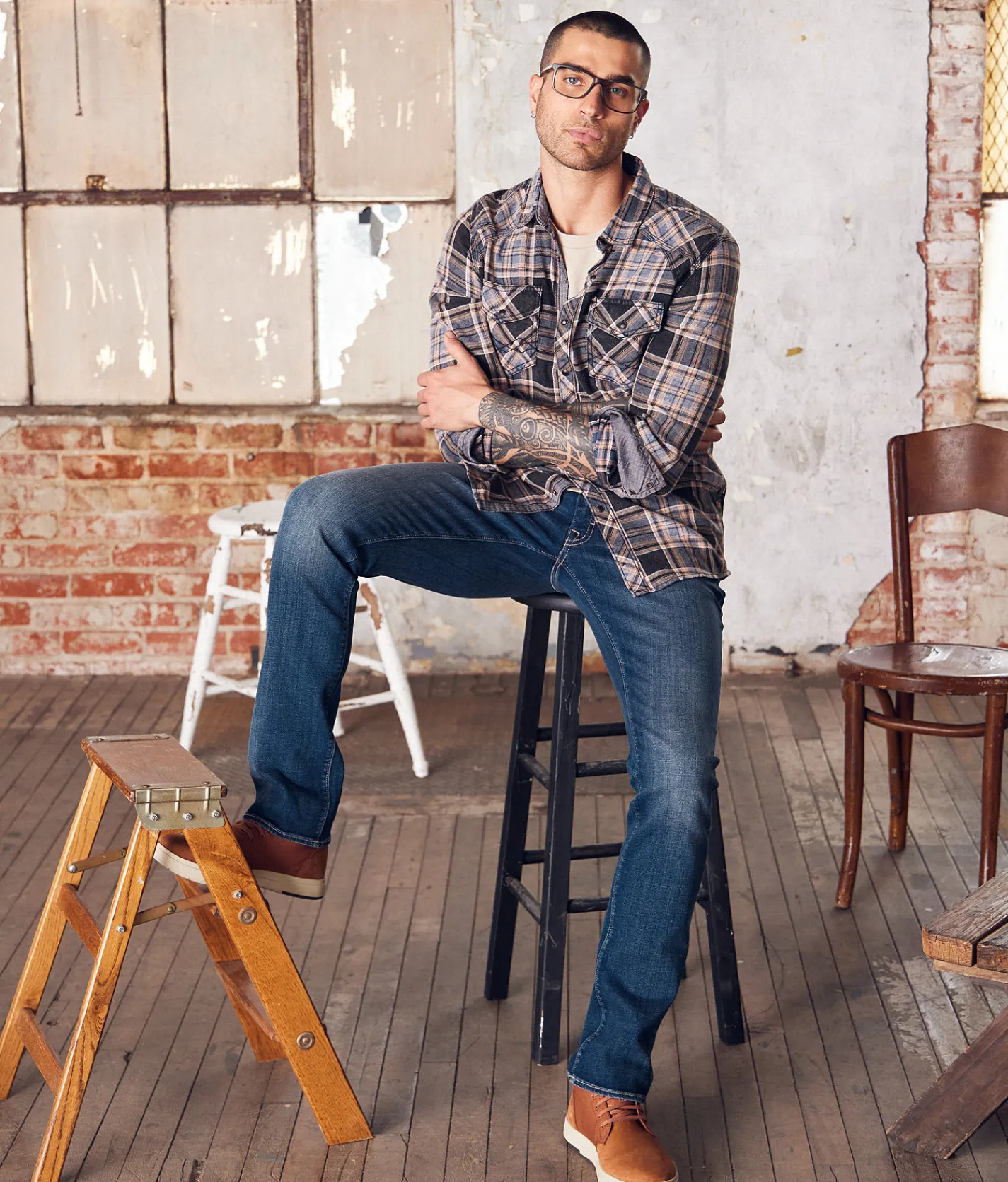 Outpost Makers Slim Straight Stretch Jean Metcalf New