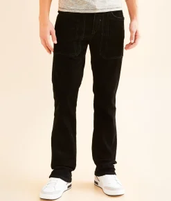 Sale Jeans|Bottoms | rare element© Slim Straight Stretch Jean Black Velvet