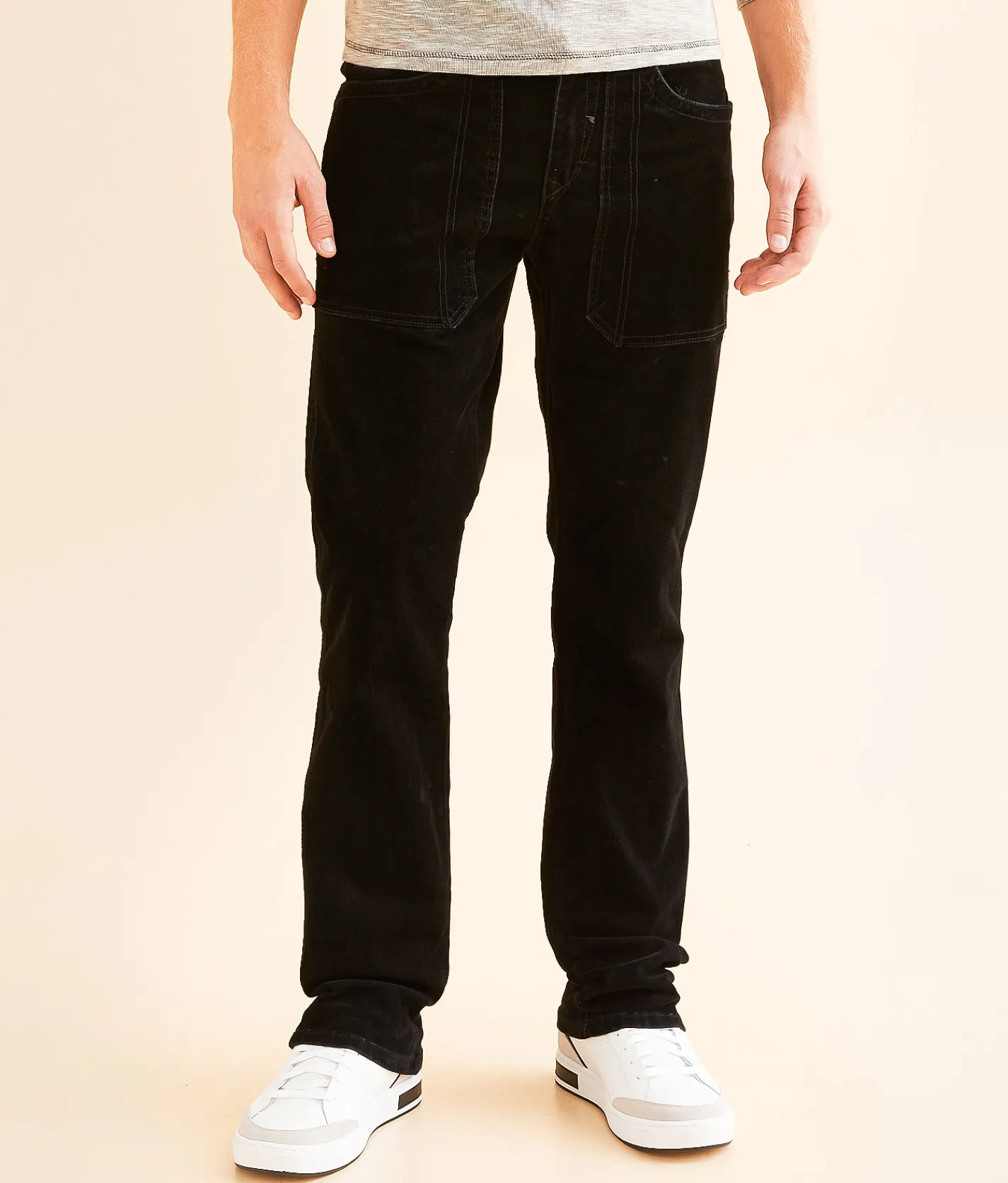 Sale Jeans|Bottoms | rare element© Slim Straight Stretch Jean Black Velvet