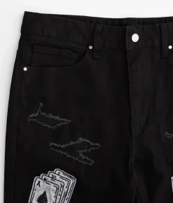 Sale Jeans|Bottoms | First Row® Slim Straight Stretch Jean Black