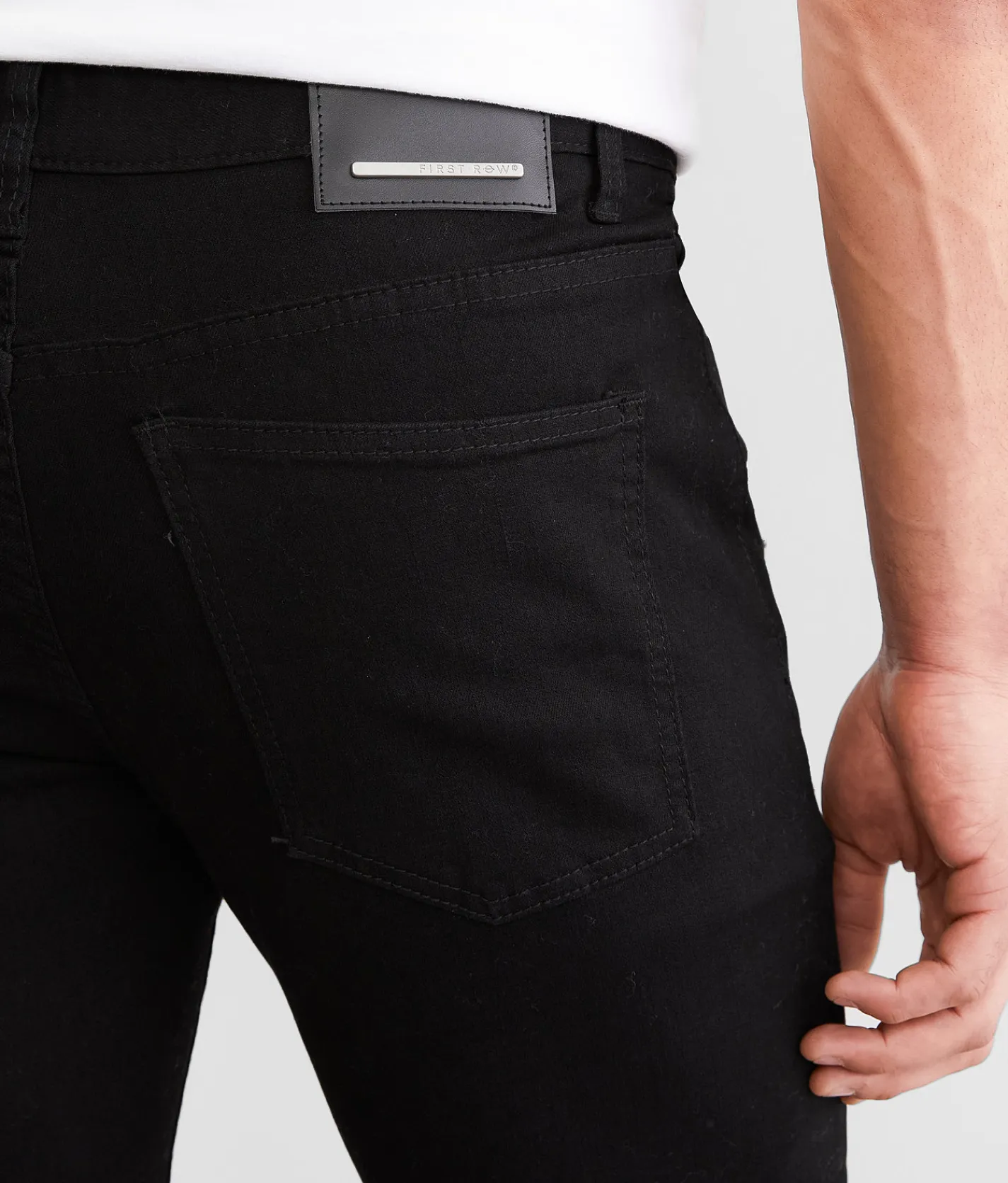 Sale Jeans|Bottoms | First Row® Slim Straight Stretch Jean Black