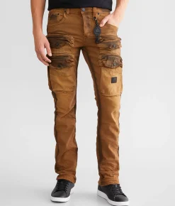 Smuggler's Moon Slim Stretch Jean British Khaki New