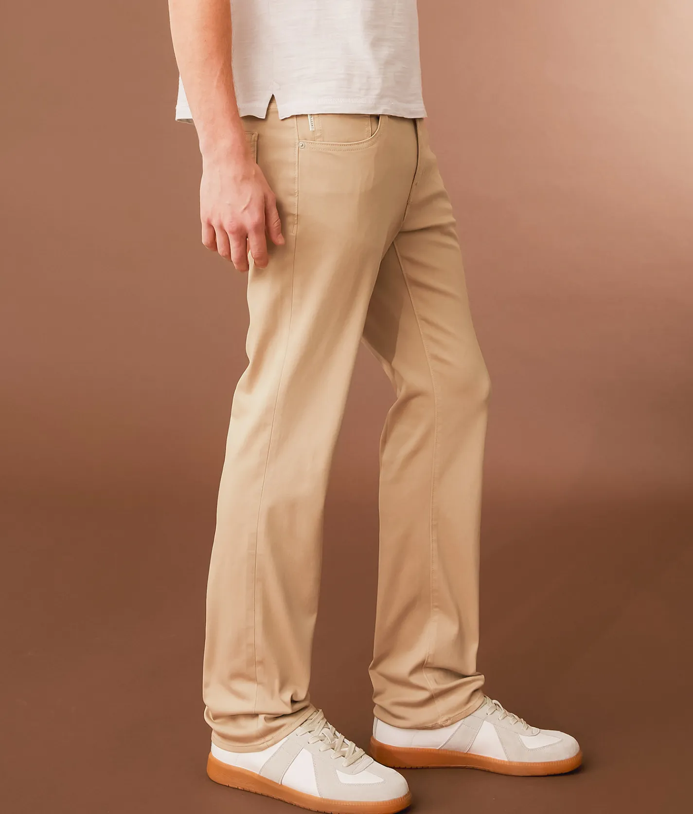 Bottoms | Outpost Makers Slim Stretch Pant Cashew 2