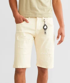 Smuggler's Moon Slim Stretch Short Off White New