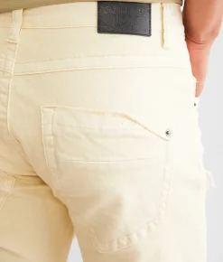 Smuggler's Moon Slim Stretch Short Off White New