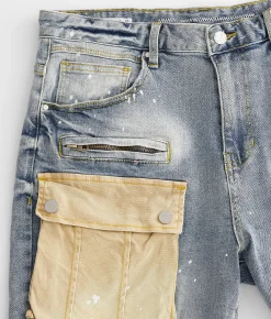 Bottoms|Shorts | First Row® Slim Stretch Short Light Stone Tint