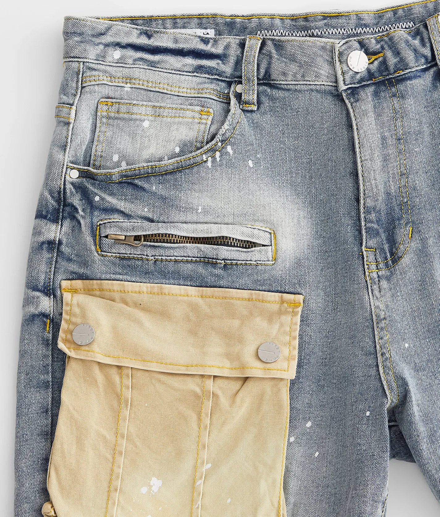 Bottoms|Shorts | First Row® Slim Stretch Short Light Stone Tint