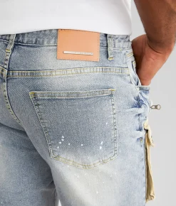 Bottoms|Shorts | First Row® Slim Stretch Short Light Stone Tint