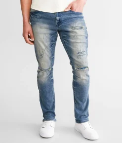 Smoke Rise® Slim Taper Stretch Jean Clairmont Blue Hot
