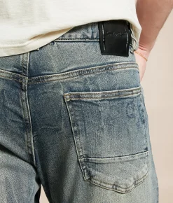 Smoke Rise® Slim Taper Stretch Jean Topaz Blue Hot