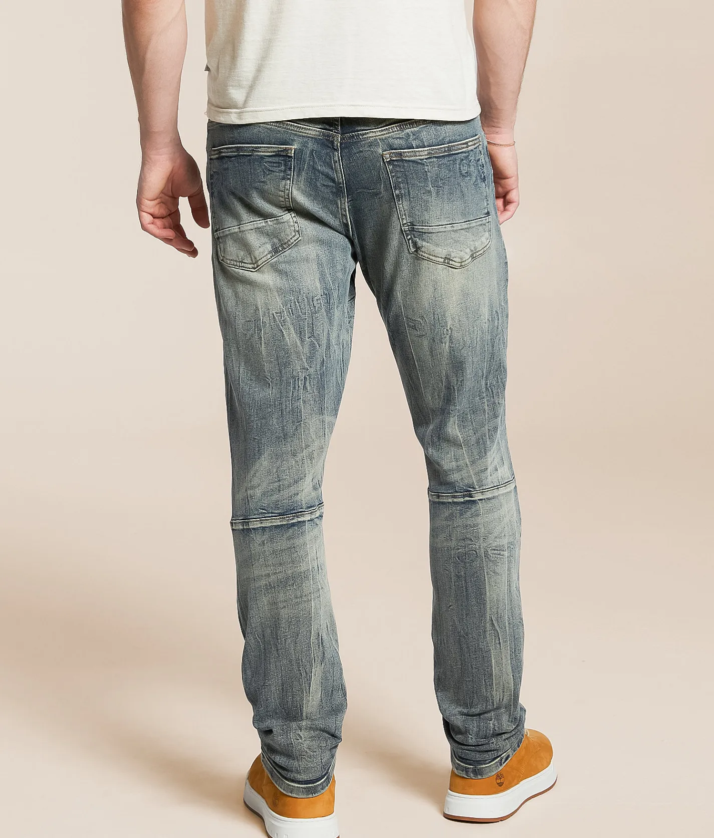 Smoke Rise® Slim Taper Stretch Jean Topaz Blue Hot