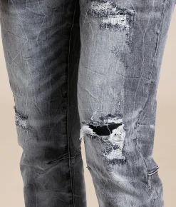 Smoke Rise® Slim Taper Stretch Jean Agate Grey Outlet
