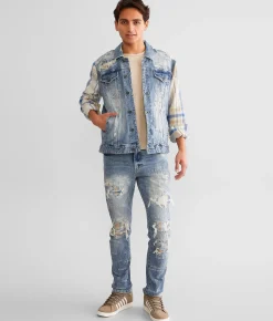 Sale Jeans|Bottoms | Smoke Rise® Slim Taper Stretch Jean Lowell Blue