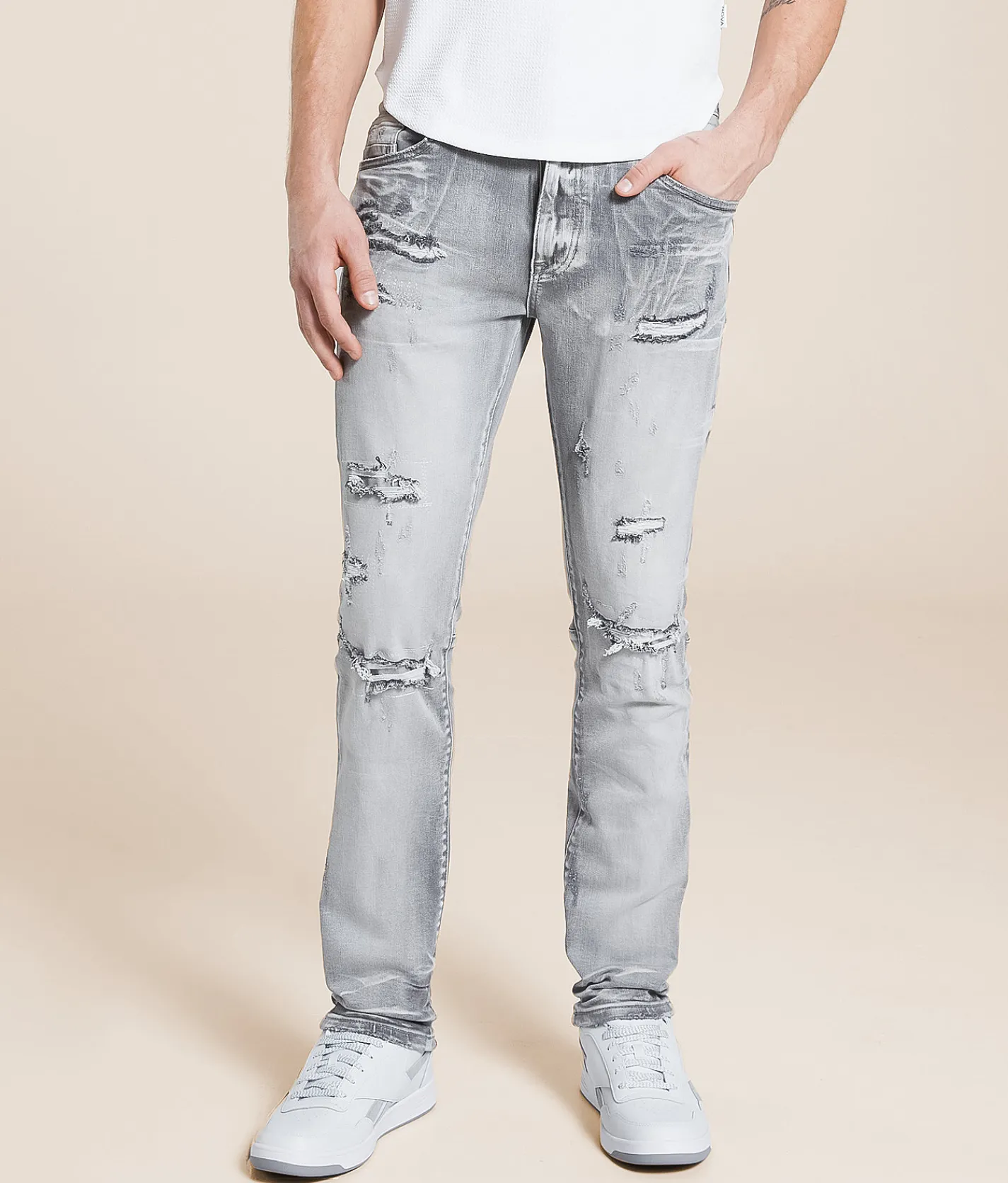 Jeans | Smoke Rise® Slim Taper Stretch Jean Radiant Grey