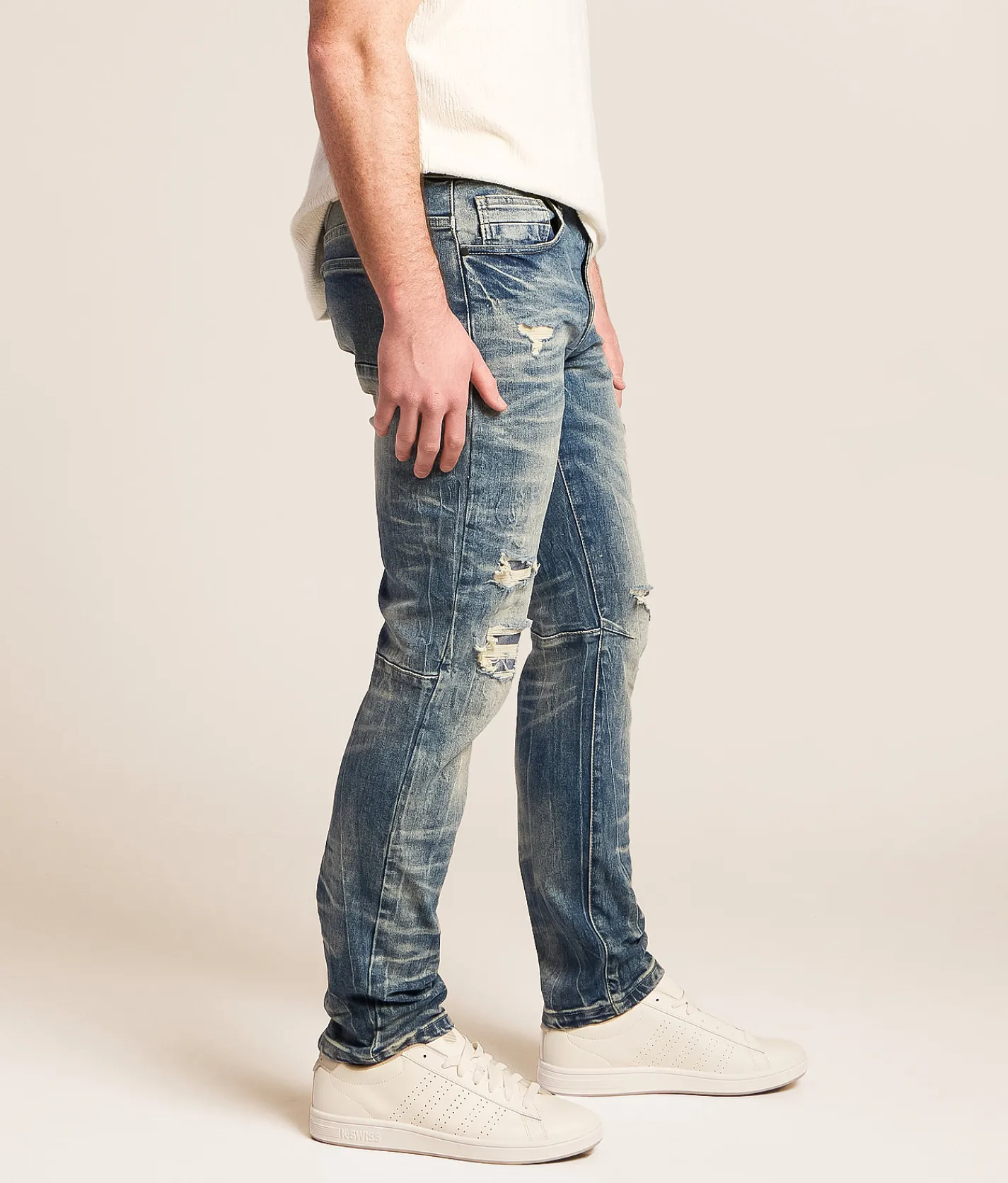 Bottoms|Jeans | Smoke Rise® Slim Taper Stretch Jean Rhoden Blue
