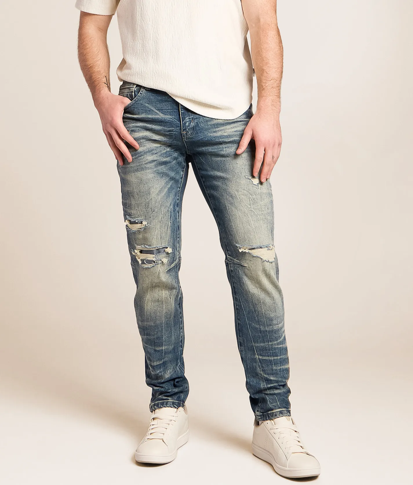 Bottoms|Jeans | Smoke Rise® Slim Taper Stretch Jean Rhoden Blue