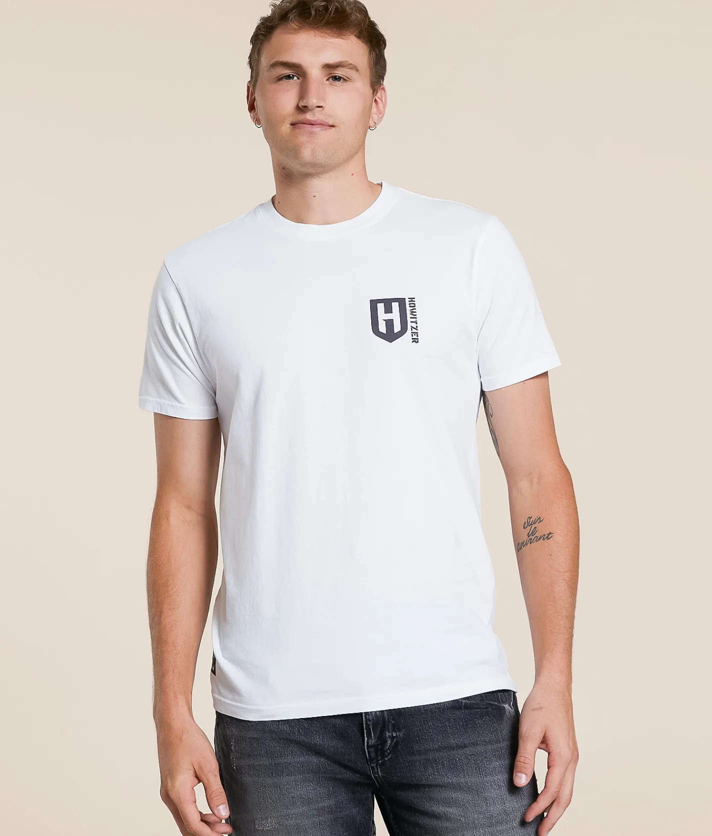 Tops | Howitzer Slither Flag T-Shirt White