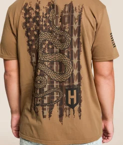 Howitzer Slither Flag T-Shirt Timberwolf Sale
