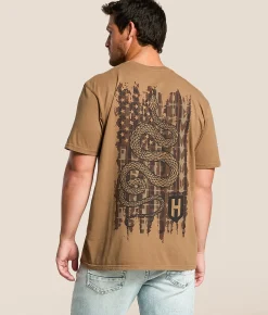 Howitzer Slither Flag T-Shirt Timberwolf Sale