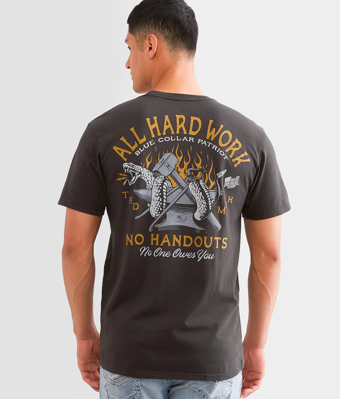 Howitzer Slither T-Shirt Vintage Black New