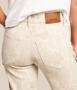 HIDDEN Sloane Cargo Classic Straight Stretch Jean Forest Camo