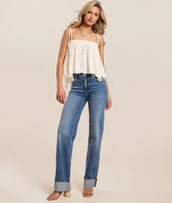 Jeans|New Jeans | HIDDEN Sloane Classic Straight Stretch Jean Refugio