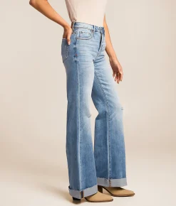 HIDDEN Sloane Comfort Flare Stretch Jean Cameron Point Hot