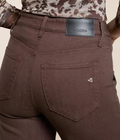 HIDDEN Sloane Comfort Flare Stretch Jean Dark Brown Best