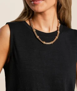 Z Supply Sloane Cropped Tank Top Black