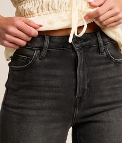 HIDDEN Sloane Cuffed Classic Straight Stretch Jean Charcoal Outlet