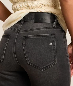 HIDDEN Sloane Cuffed Classic Straight Stretch Jean Charcoal Outlet