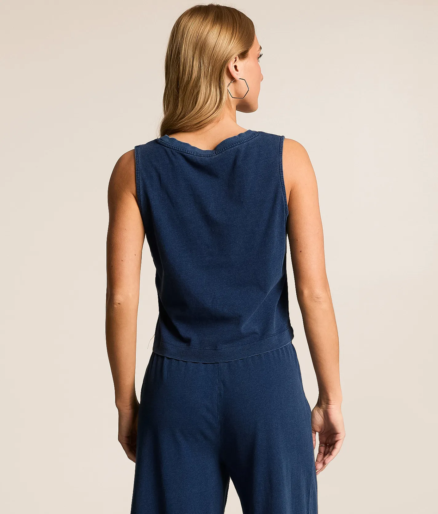 Z Supply Sloane Denim Tank Top Indigo New