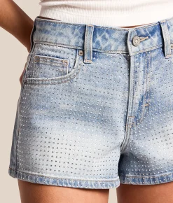 Bottoms|Shorts | HIDDEN Sloane Rhinestone Stretch Short Santa Monica