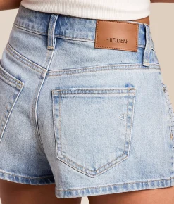 Bottoms|Shorts | HIDDEN Sloane Rhinestone Stretch Short Santa Monica