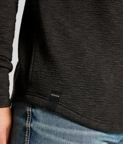 Maven Co-op Slope Quarter Zip Hoodie Espresso Sale