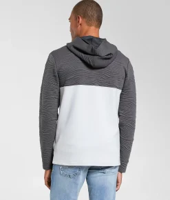 Tops | Maven Co-op Slope Quarter Zip Hoodie Charcoal Oyster