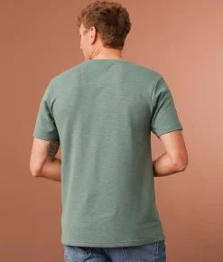 Outpost Makers Slub Henley Stormy Sea Discount