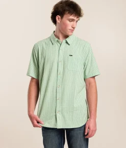 O'Neill Slub Relaxed Performance Stretch Shirt Green Sale
