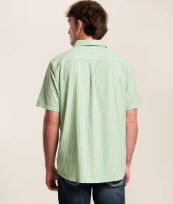 O'Neill Slub Relaxed Performance Stretch Shirt Green Sale
