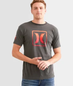 Graphic T-Shirts | Hurley Slycon Pigment T-Shirt Raven