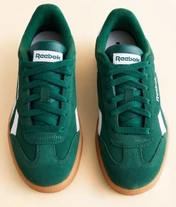 Shoes|Activewear | Reebok® Smash Edge Leather Sneaker Dark Green White Gum