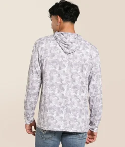 Fieldstone Smoke Digi Camo Performance Hoodie Grey Digital Camo Clearance