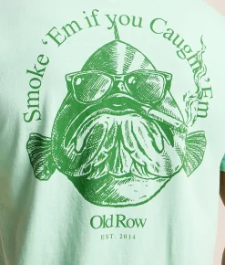 Old Row Smoke Em' If You Caught T-Shirt Island Reef New