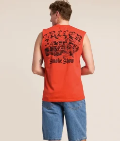 Tops | Sullen Smoke Show Tank Top Hibiscus