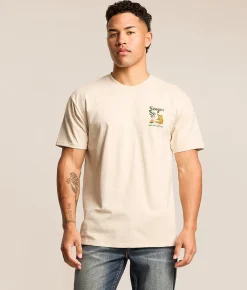 Seager Smokey T-Shirt Cream Discount