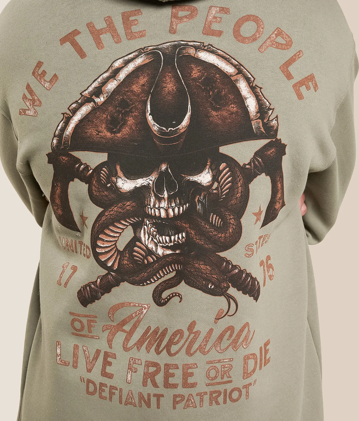Tops | Howitzer Snake Biter Hooded Sweatshirt Mulled Basil